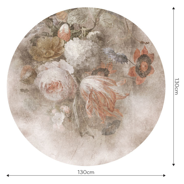 Vintage Boudoir Circle Wallpaper – Wall Art Wallpapers