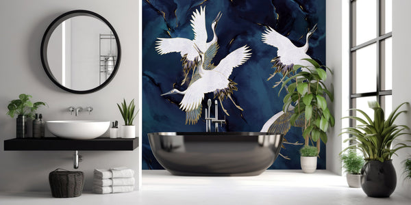 Royal Tsuru - Wallpaper in standardized rolls