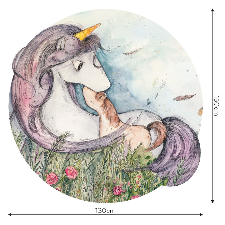 Wild Unicorn Circle Wallpaper