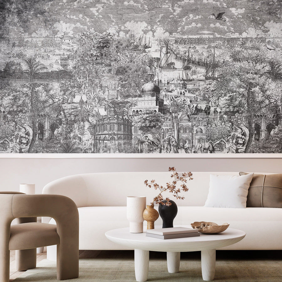 Gulliver Gray - Wallpaper in standardized rolls