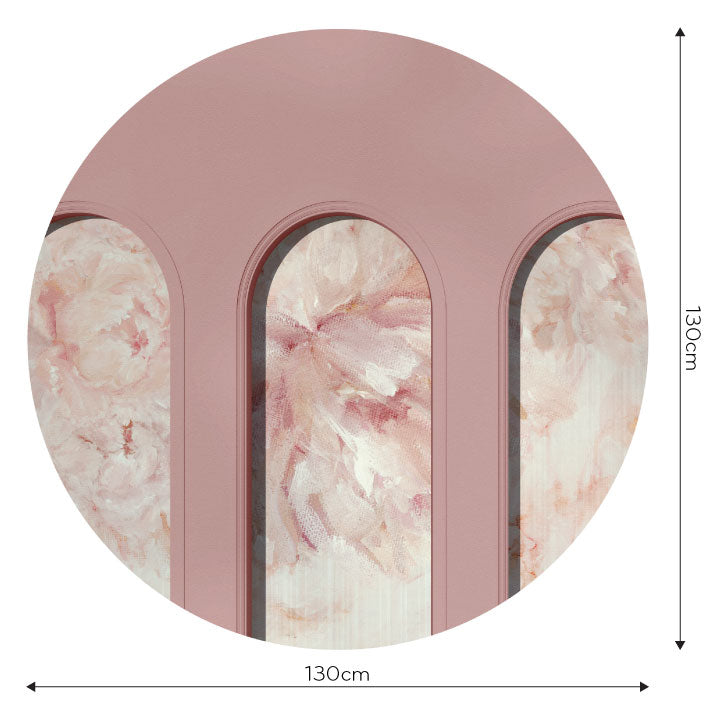 Libra Circle Pink Prosecco Wallpaper