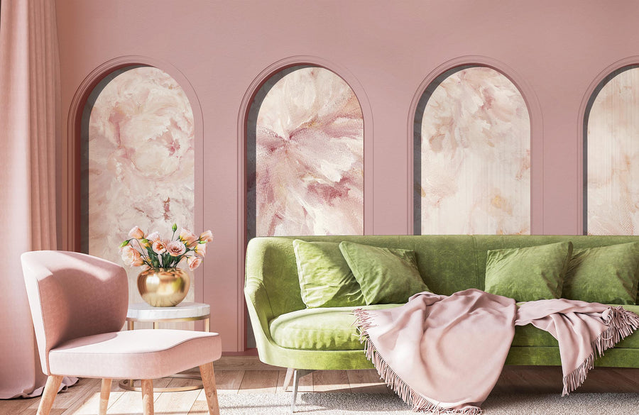 Libra Pink Prosecco - Wallpaper in standardized rolls