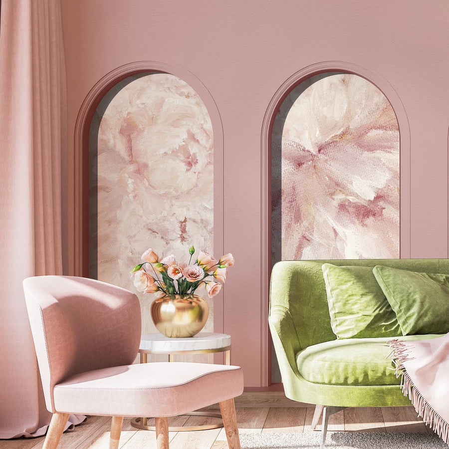 Libra Pink Prosecco - Wallpaper in standardized rolls