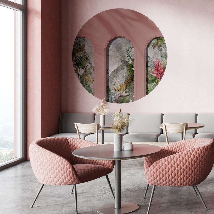 Libra Wheel Pink Wonderland Wallpaper