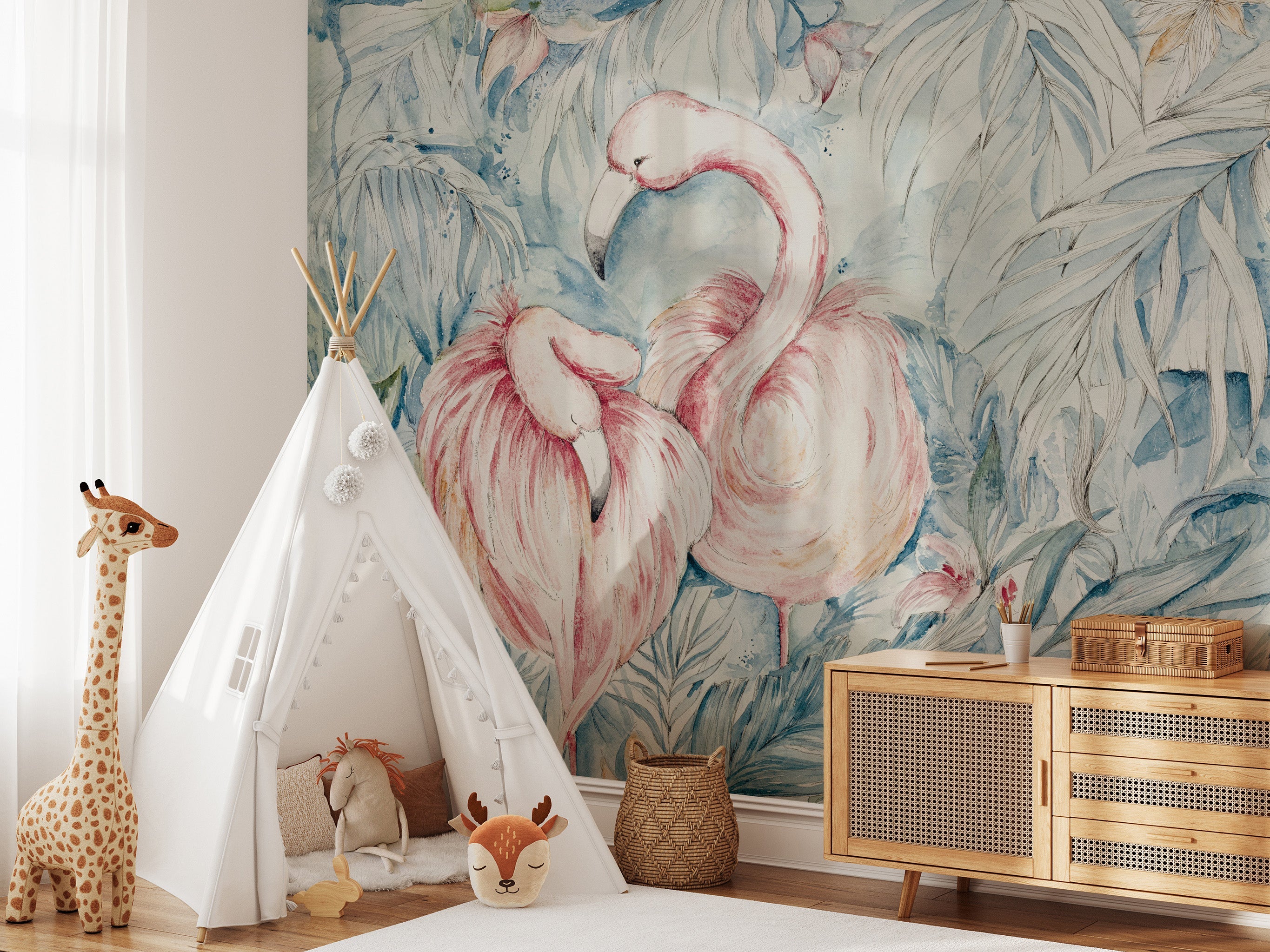 York Wallcoverings PSW1108RL Kaleidoscope Blue Premium Peel