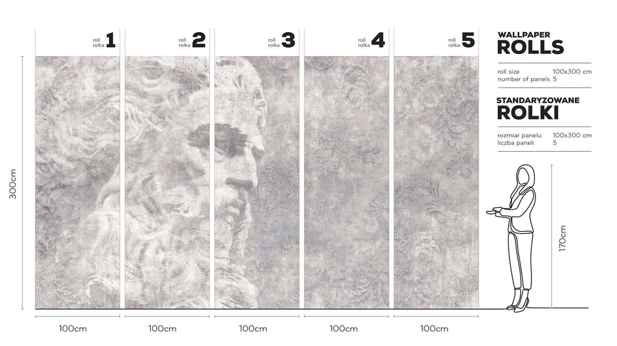 Platon - Wallpaper in standardized rolls