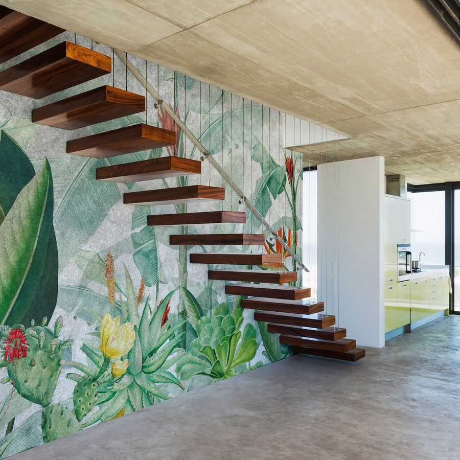 Rainforest Vivid - Wallpaper in standardized rolls