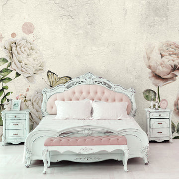Rose Dream white - Wallpaper in standardized rolls 