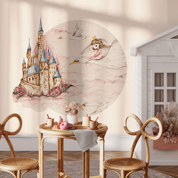 Swan Princess Circle Wallpaper