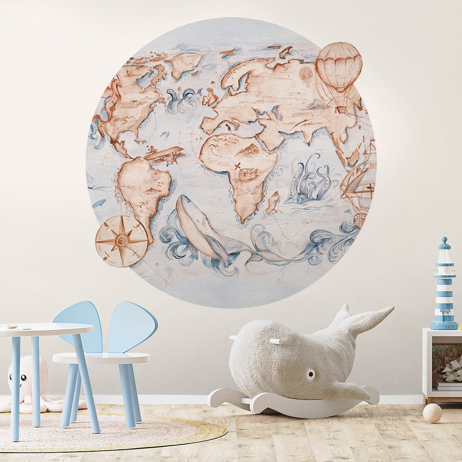 Whale Tale Wheel Wallpaper