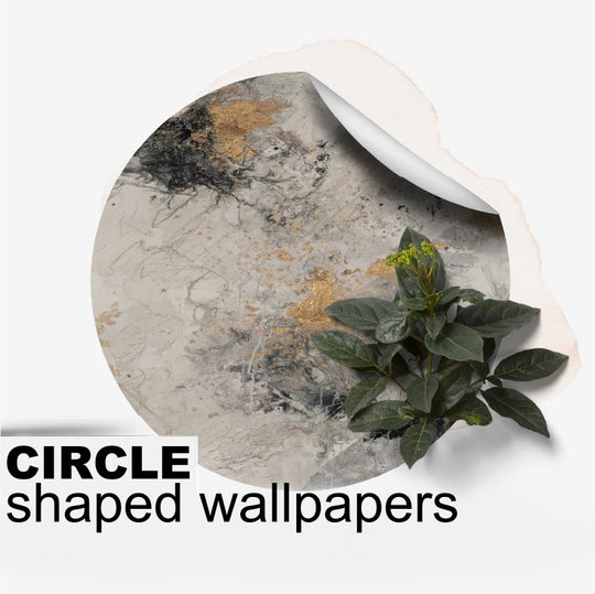Circle shaped wallpaper