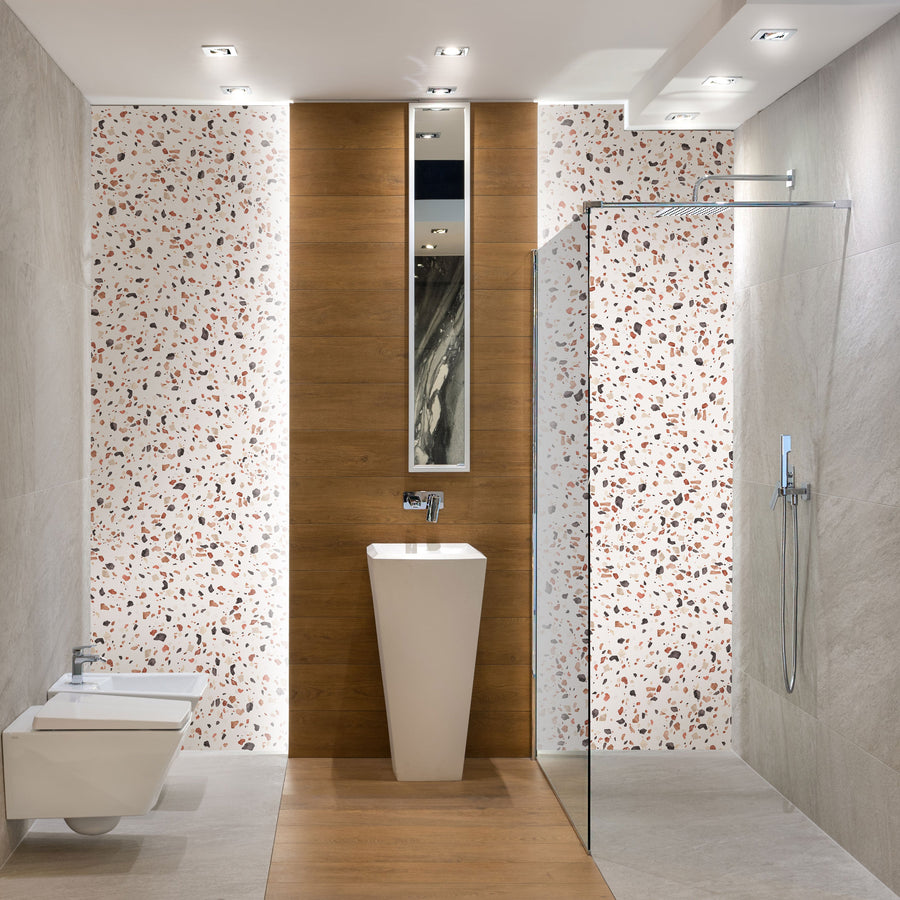 Terrazzo Rust - Tapeta w standaryzowanych rolkach