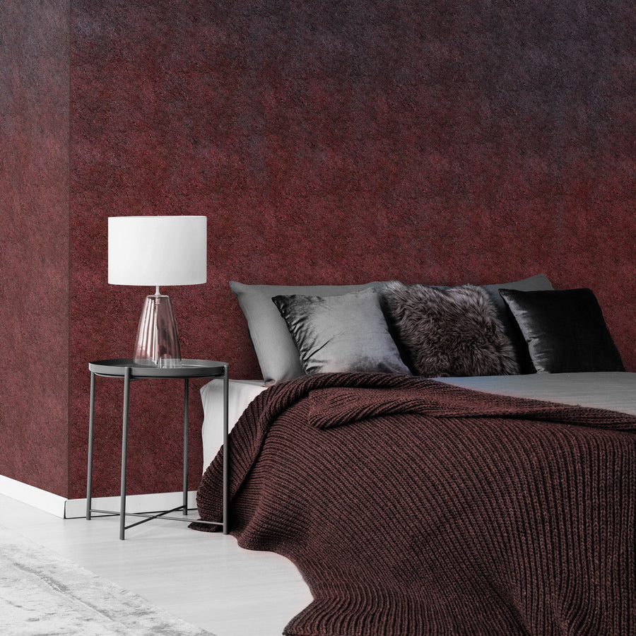 Ombre Red Wool - Wallpaper in standardized rolls